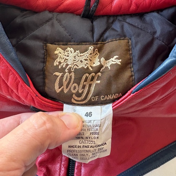 Vintage Leather Racing Zip-up Jacket Large - Picture 3 of 7